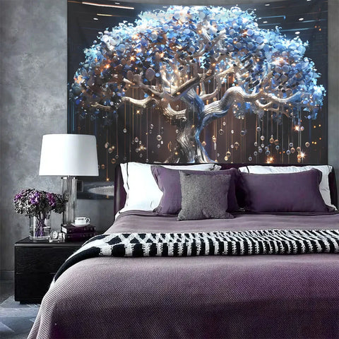 Life Tree tapestry, Mysterious Magic Wishing Tree tapestry, Bedroom, Living Room, Home Decoration Art Wall Hanging